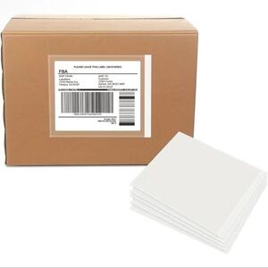 Label Protectors Self-adhesive Waterproof Shipping Label Sleeves 25 pcs